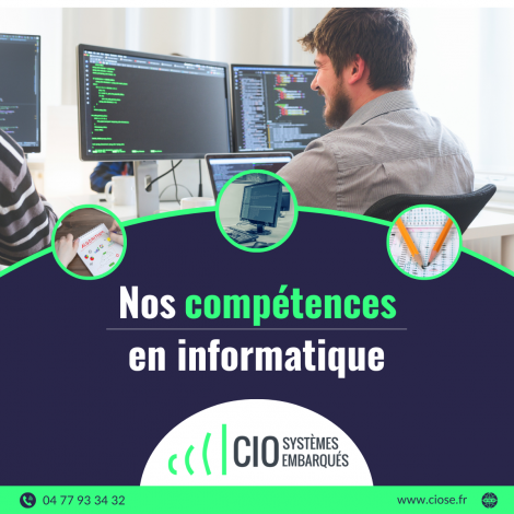 CIO Systèmes Embarqués est expert dans le développement logiciel pour le monde de l'embarqué et de l'informatique industrielle